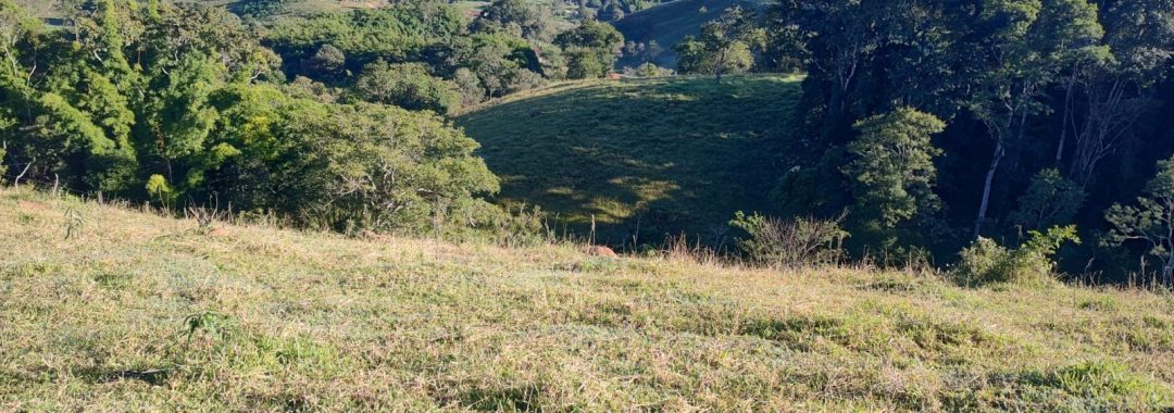 Linda vista para as montanhas